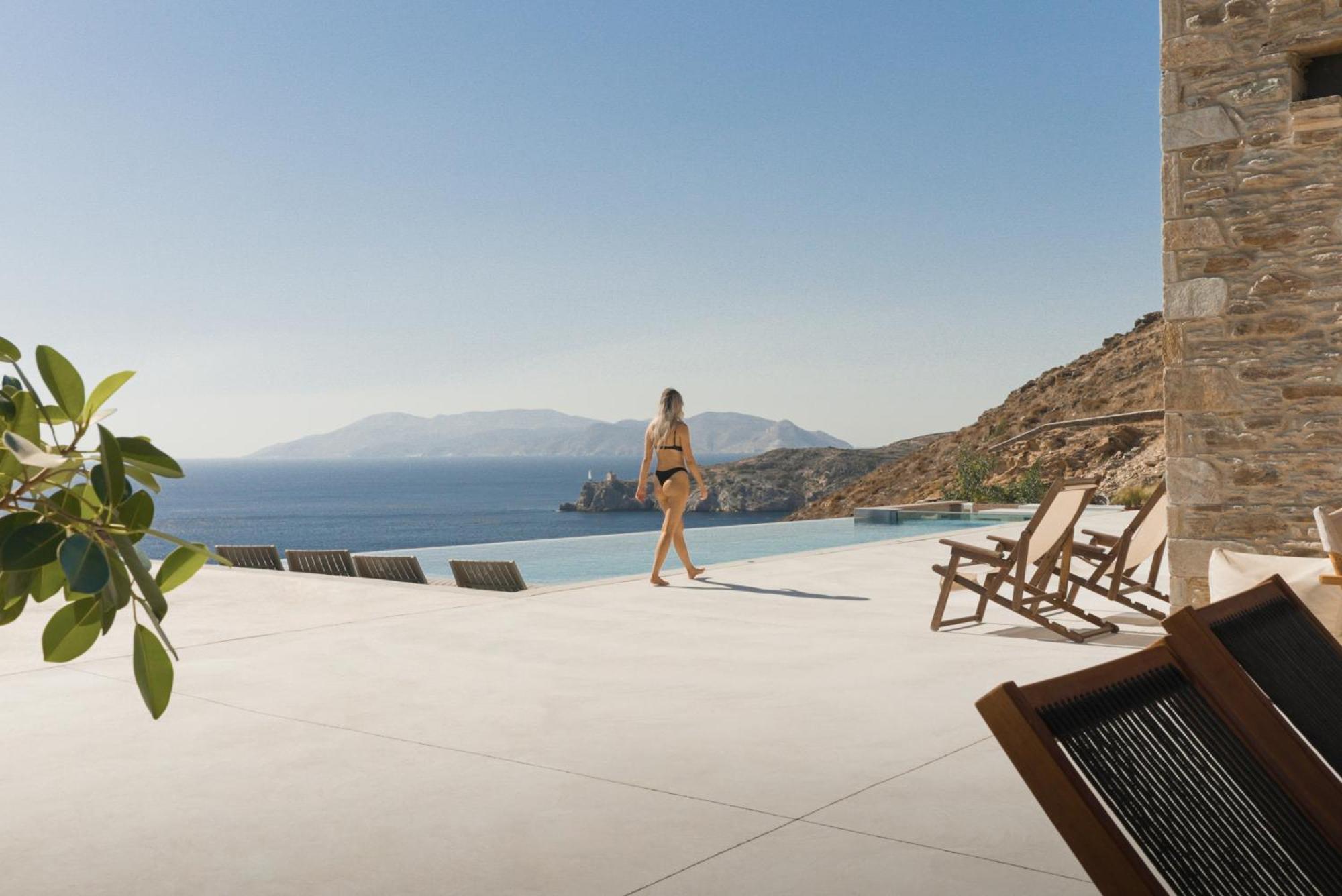 On The Rocks Villas Ios 外观 照片