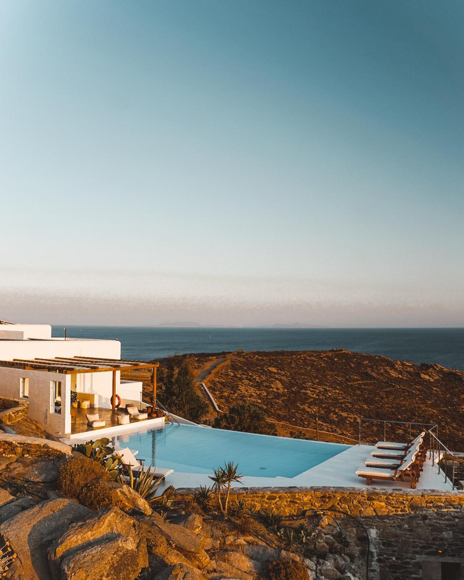 On The Rocks Villas Ios 外观 照片