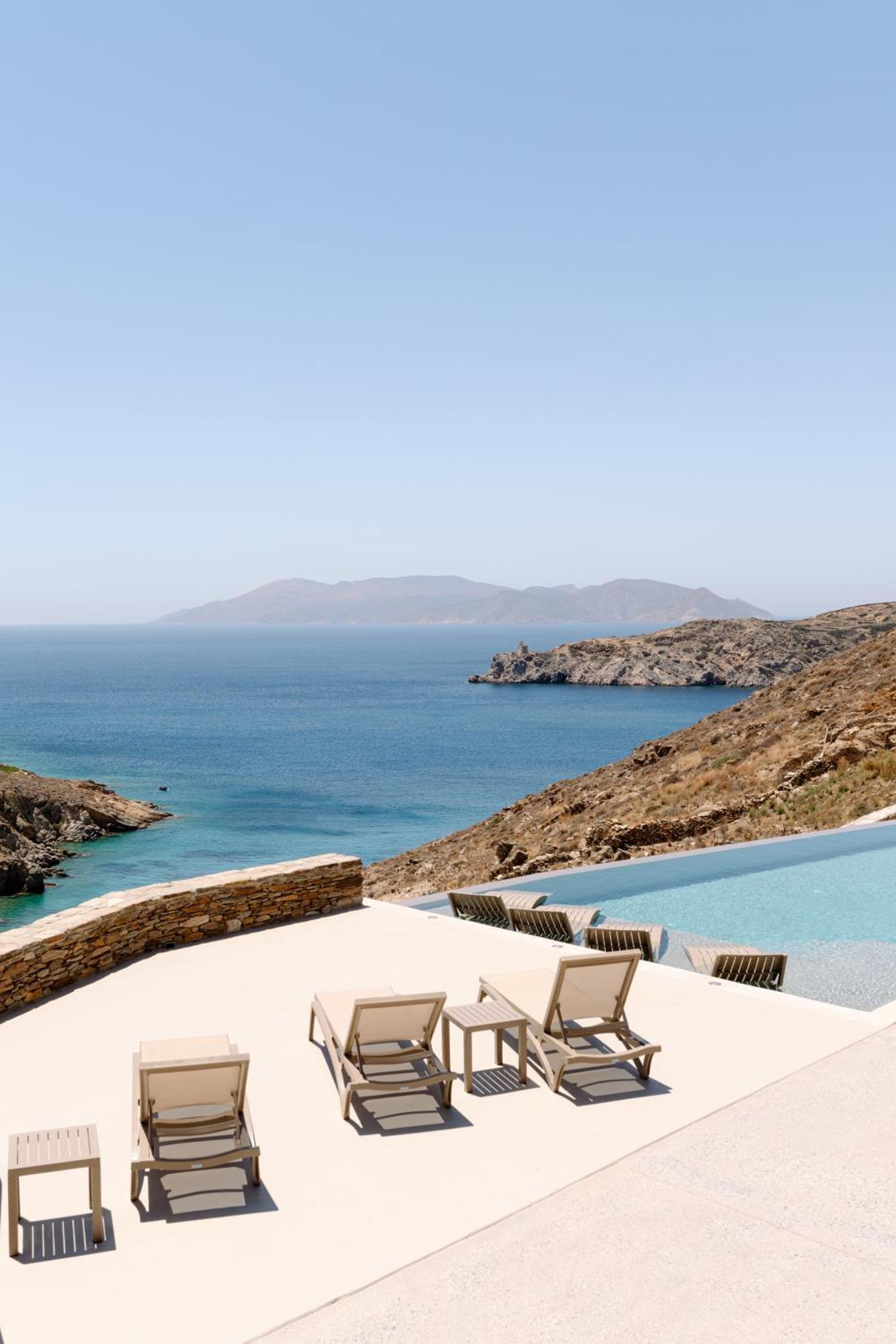 On The Rocks Villas Ios 外观 照片