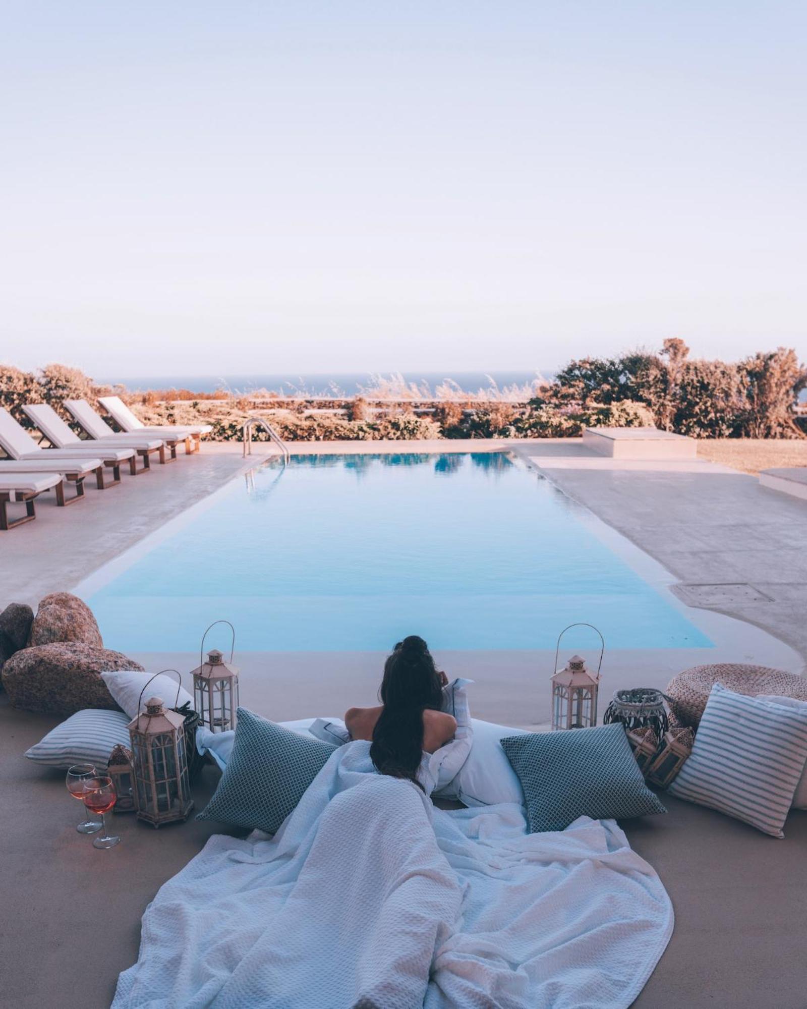 On The Rocks Villas Ios 外观 照片